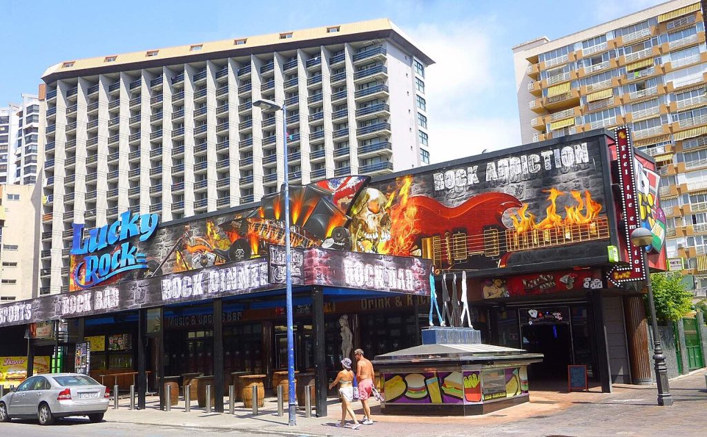 Benidorm bar exterior
